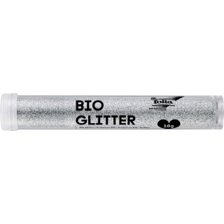 folia BIO Glitter Röhrchen 10 g silber