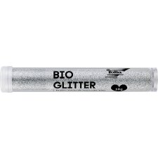 folia BIO Glitter Röhrchen 10 g silber