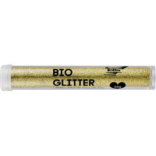 folia BIO Glitter Röhrchen 10 g gold