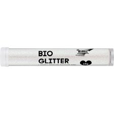folia BIO Glitter Röhrchen 10 g irisierend weiß