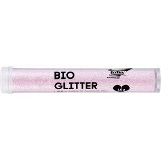 folia BIO Glitter Röhrchen 10 g irisierend rosa