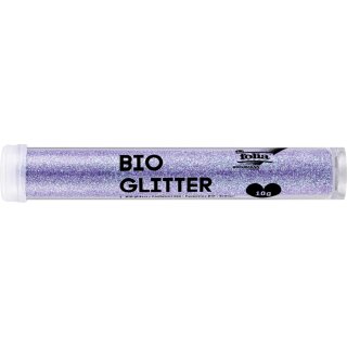 folia BIO Glitter Röhrchen 10 g irisierend lila
