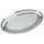 metaltex Servierplatte oval Edelstahl Breite: 342 mm