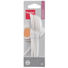 metaltex Eierlöffel Kunststoff transparent 6er Set