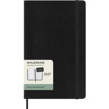 MOLESKINE Buchkalender 2027 Wochen L/A5 Softcover schwarz