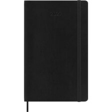 MOLESKINE Buchkalender 2027 Wochen L/A5 Softcover schwarz