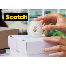Scotch Klebefilm Crystal Clear im Handabroller Promo Pack