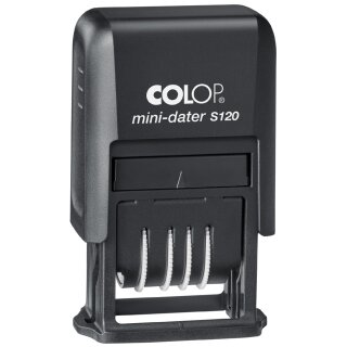 COLOP Datumstempel Mini-Dater S 120 D02 schwarz DE