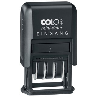 COLOP Datumstempel Mini-Dater S 160/L1 "EINGANG" schwarz