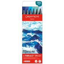 CARAN DACHE Fasermaler FIBRALO Brush MANGA 6er Set