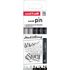 uni-ball Fineliner PIN "Hand Lettering" 5er Set