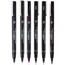 uni-ball Fineliner PIN "TOKYO" 6er Kreativset