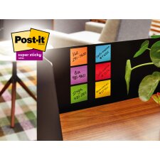 Post-it Haftnotizen super sticky notes 76 x 76 mm 8+4