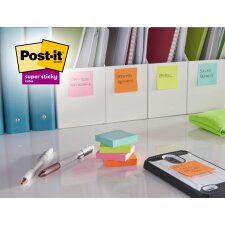 Post-it Haftnotizen super sticky notes 76 x 76 mm 8+4