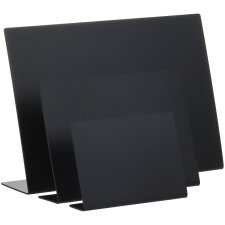 EUROPEL Kreidetafel Tischaufsteller DIN A4 quer 5er-Set