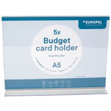 EUROPEL Tischaufsteller Budget DIN A5 quer gerade
