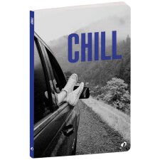 QUO VADIS Notizbuch Words "CHILL" A5 blanko