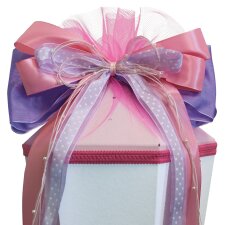 ROTH Schultütenschleife "Sweet Harmony" rosa / lila