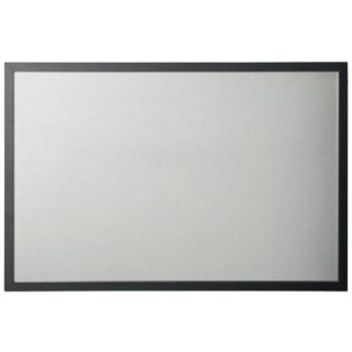 Bi-Office Design-Weißwandtafel 600 x 450 mm schwarz/silber