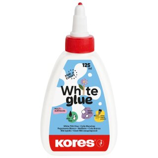 Kores Bastelkleber "whiteGLUE" lösungsmittelfrei 125 g