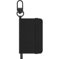 MOLESKINE Mini-Notizbuch Anhänger Hardcover schwarz