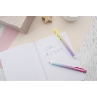EBERHARD FABER Gelschreiber Click It! GenTrend grau/schwarz