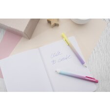 EBERHARD FABER Gelschreiber Click It! GenTrend grau/schwarz