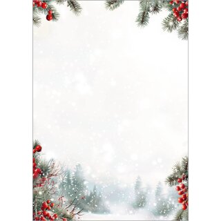 sigel Weihnachts-Motiv-Papier "Scandinavian Snow" A4
