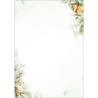 sigel Weihnachts-Motiv-Papier "Bells" A4 25 Blatt