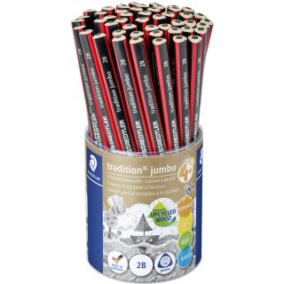 STAEDTLER Schreiblern-Bleistift jumbo 50 Stück im Köcher