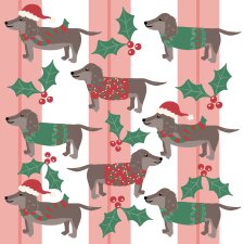 PAPSTAR Weihnachts-Motivservietten "Reindeer"