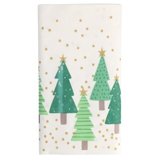 PAPSTAR Weihnachts-Tischdecke "Winter Trees"