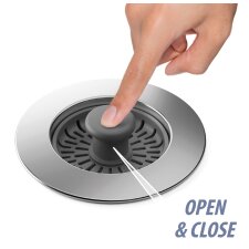 metaltex Abfluss-Stöpsel für Öffnungen von...