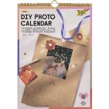 folia Kreativ-Wandkalender DIN A4 schwarz