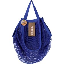 folia Einkaufsnetz "Mesh tote bag" blau