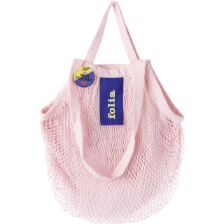 folia Einkaufsnetz "Mesh tote bag" rosa