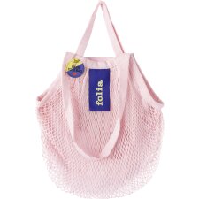 folia Einkaufsnetz "Mesh tote bag" rosa
