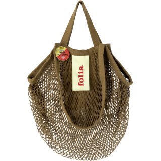folia Einkaufsnetz "Mesh tote bag" olivgrün