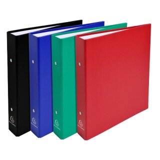 EXACOMPTA Ringbuch 2-Ring-Mechanik DIN A5 Karton blau